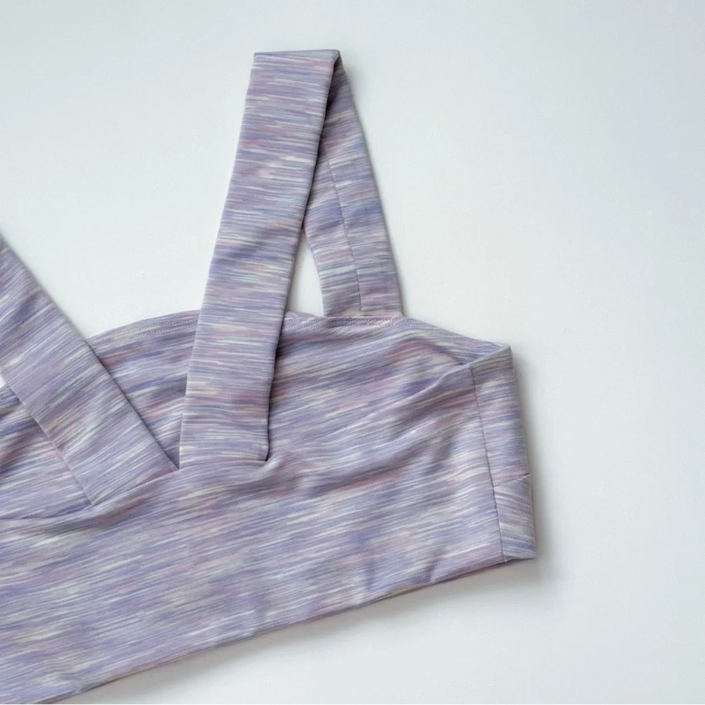 Outdoor Voices Freeform Sports Bra Super Bloom Spacedye